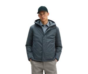 Outdoorjacke MARC O'POLO "mit leichter Wattierung", Herren, Gr. L, grau (peppercorn grau), Obermaterial: 100% Polyester, unifarben, regular fit, elastischer Bund, Jacken Outdoorjacke (99971936-L) pepp