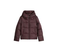 Outdoorjacke MARC O'POLO "mit wasserabweisender Oberfläche", Damen, Gr. 38, lila (schwarz cherry), Obermaterial: 100% Polyester. Füllung: 70% Daune, 30% Feder. Futter: 100% Polyester, unifarben, regul