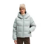 Outdoorjacke MARC O'POLO "mit wasserabweisender Oberfläche", Damen, Gr. 40, grau (glacial blau), Obermaterial: 100% Polyester. Füllung: 30% Feder. Futter: 100% Nicht verfügbar, unifarben, regular fit,