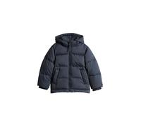 Outdoorjacke MARC O'POLO "mit wasserabweisender Oberfläche", Jungen, Gr. 104/110, blau (schwarz navy), Obermaterial: 100% Polyester, regular fit, Rippbündchen, Jacken Outdoorjacke (98893704-104) schwa