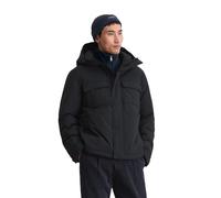 Outdoorjacke MARC O'POLO "mit weicher Wattierung von Unifi REPREVE", Herren, Gr. XL, blau (schwarz navy), Obermaterial: 100% Polyester, unifarben, regular fit, Jacken Outdoorjacke (45790728-XL) schwar
