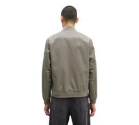 Outdoorjacke MARC O'POLO "mit Zippertasche am Ärmel", Herren, Gr. S, grau (graphite dust), Obermaterial: 78% Polyester, 22% Baumwolle. Futter: 100% Polyester, unifarben, regular fit, Rippbündchen, Jac
