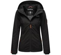 Outdoorjacke MARIKOO "Brombeere", Damen, Gr. XXL (44), schwarz, Obermaterial: 100% Polyester, Innenseite: 100% Polyester, Jacken Outdoorjacke, sportliche Übergangsjacke mit Kapuze (88168500-XXL) schwa