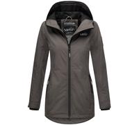 Outdoorjacke MARIKOO "Honigbeere", Damen, Gr. L (40), grau (anthrazit), Obermaterial: 100% Polyester; Futter: 95% Viskose, 5% Elasthan; Wattierung: 100% Polyester; Ärmelfutter: 100% Polyester, Jacken 