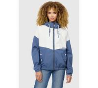Outdoorjacke MARIKOO "Liubkaa", Damen, Gr. M, blau (dusty blau), Obermaterial: 100% Polyester; Innenseite: 65% Polyester, 35% Baumwolle; Futter: 100% Polyester, elastischer Bund mit innenliegendem Gum