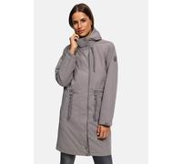 Outdoorjacke MARIKOO "Megumii", Damen, Gr. XL, grau, Obermaterial: 100% Polyester; Innenseite: 100% Polyester; Futter: 100% Polyester; Wattierung: 100% Polyester, Jacken Outdoorjacke, mit weichem Tedd
