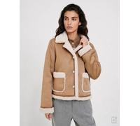 Outdoorjacke MILANO ITALY, Damen, Gr. 40, caramel, Web, Material: 100% Polyester, unifarben, regular fit normal, eingesetzt Umschlagsaum, Jacken Outdoorjacke (74149245-40) caramel