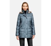 Outdoorjacke BETTY BARCLAY "Damen Outdoorjacke mit abnehmbarer Kapuze", Damen, Gr. 38, blau (ashley blau), Obermaterial: 88% Polyester, 12% Polyamid. Futter: 100% Polyester. Füllung: 100% Polyester., 