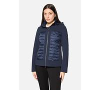 Outdoorjacke BETTY BARCLAY "Damen mit abnehmbarer Kapuze", Damen, Gr. 46, dunkelblau, Obermaterial: 100% Polyester; Besatz: 100% Polyamid; Futter: 100% Polyester; Füllung: 100% Polyester, lässig gesch