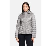 Outdoorjacke BETTY BARCLAY "Damen mit abnehmbarer Kapuze", Damen, Gr. 44, hellgrau, Obermaterial: 100% Polyamid; Füllung: 100% Polyester, tailliert, Jacken Outdoorjacke (88511053-44) hellgrau