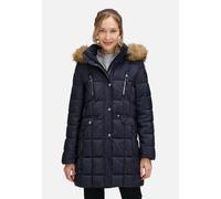 Outdoorjacke BETTY BARCLAY "Damen mit Kapuze", Damen, Gr. 48, dunkelblau, Obermaterial: 100% Polyester; Futter: 100% Polyester; Füllung: 100% Polyester, lässig geschnitten, Jacken Outdoorjacke (375084