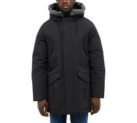 Outdoorjacke MUSTANG "Herren Style Monterey", Herren, Gr. XXL, schwarz, Canvas, 64% Baumwolle, 36% Polyamid, unifarben, regular fit, Jacken Outdoorjacke (57400558-XXL)