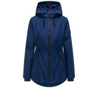 Outdoorjacke NAVAHOO "Blumentanz 14", Damen, Gr. L (40), blau (navy), Obermaterial: 100% Polyester. Innenfutter: 100% Polyester. Ärmelfutter: 100% Polyester, tailliert hüftbedeckend, hoch geschlossene