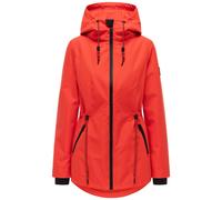 Outdoorjacke NAVAHOO "Blumentanz 14", Damen, Gr. M (38), orange (spicy orange), Obermaterial: 100% Polyester. Innenfutter: 100% Polyester. Ärmelfutter: 100% Polyester, tailliert hüftbedeckend, hoch ge