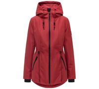 Outdoorjacke NAVAHOO "Blumentanz 14", Damen, Gr. M (38), rot (velvet rot), Obermaterial: 100% Polyester. Innenfutter: 100% Polyester. Ärmelfutter: 100% Polyester, tailliert hüftbedeckend, hoch geschlo
