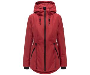 Outdoorjacke NAVAHOO "Blumentanz 14", Damen, Gr. S (36), rot (velvet rot), Obermaterial: 100% Polyester. Innenfutter: 100% Polyester. Ärmelfutter: 100% Polyester, tailliert hüftbedeckend, hoch geschlo