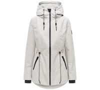 Outdoorjacke NAVAHOO "Blumentanz 14", Damen, Gr. S (36), weiß (bone), Obermaterial: 100% Polyester. Innenfutter: 100% Polyester. Ärmelfutter: 100% Polyester, tailliert hüftbedeckend, hoch geschlossene