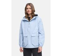 Outdoorjacke NAVAHOO "Donnerwetter 14", Damen, Gr. S (36), blau (hellblau), Obermaterial: 100% Nylon. Innenfutter: 62% Polyester, 33% Viskose, 5% Elasthan. Ärmelfutter: 100% Polyester, lässig geschnit