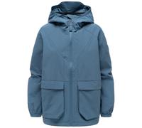 Outdoorjacke NAVAHOO "Donnerwetter 14", Damen, Gr. S (36), blau, Obermaterial: 100% Nylon; Innenfutter: 62% Polyester, 33% Viskose, 5% Elasthan; Ärmelfutter: 100% Polyester, lässig geschnitten hüftbed