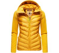 Outdoorjacke NAVAHOO "Nimm Mich Mit", Damen, Gr. XS (34), gelb, Obermaterial: 100% Polyester; Obermaterial Ärmel: 68% Viskose, 27% Polyamid, 5% Elasthan; Futter: 100% Polyester; Wattierung: 100% Polye