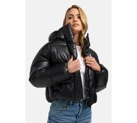 Outdoorjacke NAVAHOO "Polar-Unit 14", Damen, Gr. XS (34), schwarz, Obermaterial: 100% Nylon. Innenfutter: 100% Polyester. Ärmelfutter: 100% Polyester. Wattierung: 100% Polyester, gerade hüftlang, Ärme