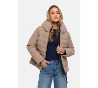 Outdoorjacke NAVAHOO "Stepptänzchen XIV", Damen, Gr. XS (34), beige (taupe grau), Obermaterial: 100% Polyester. Innenfutter: 100% Polyester. Ärmelfutter: 100% Polyester. Wattierung: 100% Polyester, fi