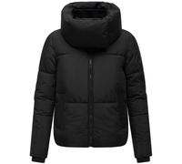 Navahoo Damen Winterjacke warme Steppjacke mit hohem abnehmbaren Kragen Traumelfe 14 Black Gr. M
