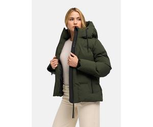 Outdoorjacke NAVAHOO "Wolkentanz XIV", Damen, Gr. XXL (44), grün (schwarz olive), Obermaterial: 100% Polyester. Innenfutter: 100% Polyester. Ärmelfutter: 100% Polyester. Wattierung: 100% Polyester, ge