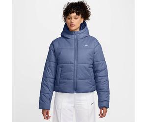 Outdoorjacke NIKE SPORTSWEAR "W NSW TF SYNFL NK CLSC PFR", Damen, Gr. XXL, world indigo, weiß, Obermaterial: 100% Polyester, normal, Jacken Outdoorjacke, wasserabweisendes Material, mit synthetischer