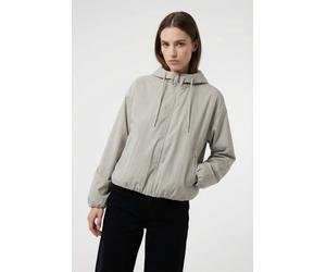 Outdoorjacke ONLY "ONLCAMILLE SHORT JACKET CC OTW", Damen, Gr. M, moonbeam, Web, Obermaterial: 100% Polyester, unifarben, normal, elastischer Bund, Jacken Outdoorjacke, mit elastischem Bündchen (18408