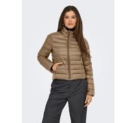 Outdoorjacke ONLY "ONLTAHIA LW QUILTED JACKET OTW NOOS", Damen, Gr. L, cocoa créme, Web, Obermaterial: 100% Nylon, unifarben, regular fit kurz, eingefasste Kante, Jacken Outdoorjacke (81738564-L) coco
