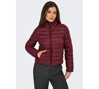 Outdoorjacke ONLY "ONLTAHIA LW QUILTED JACKET OTW NOOS", Damen, Gr. L, rot (cabernet), Web, Obermaterial: 100% Nylon, unifarben, regular fit kurz, eingefasste Kante, Jacken Outdoorjacke (35152600-L) c