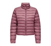 Outdoorjacke ONLY "ONLTAHIA LW QUILTED JACKET OTW NOOS", Damen, Gr. M, rose braun, Web, Obermaterial: 100% Nylon, unifarben, regular fit kurz, eingefasste Kante, Jacken Outdoorjacke (57716848-M) rose