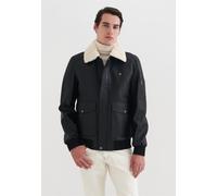 Outdoorjacke PIERRE CARDIN, Damen, Gr. L, schwarz, 100% Polyester, unifarben, normal, Jacken Outdoorjacke, aus Kunstleder (55107459-L) schwarz