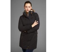 Outdoorjacke POLARINO, Damen, Gr. 44, schwarz, Web, Obermaterial: 100% Polyester. Futter: 100% Polyester. Wattierung: 100% Polyester, meliert, figurumspielend, Rippstrickbündchen verstellbar, Jacken O