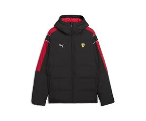 Outdoorjacke PUMA "Ferrari MT7 ECOLITE Pufferjacke Herren", Herren, Gr. S, schwarz, Obermaterial: 100% Polyester. Futter: 100% Polyester. Taschenfutter: 100% Polyester. Füllung: 100% Polyester. Einsat