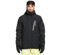 Outdoorjacke QUIKSILVER "MORTON JK", Herren, Gr. M, schwarz (true schwarz), Obermaterial: 100% Polyester, Jacken Outdoorjacke, Winterjacke (41583942-M)