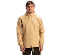 Outdoorjacke QUIKSILVER "Rain Cloud", Gr. XS, grün (khaki), 65% Baumwolle, 35% Nylon, Jacken Outdoorjacke (23179511-XS) khaki