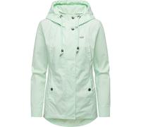Outdoorjacke RAGWEAR "Alvena Summer YOUMODO", Damen, Gr. 5XL (50), mint, Obermaterial: 100% Polyester; Innenfutter: 100% Polyester, figurumspielend hüftbedeckend, hoch geschlossener Ausschnitt, abgest