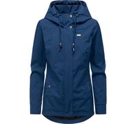 Outdoorjacke RAGWEAR "Alvena Summer YOUMODO", Damen, Gr. XL (42), blau (nachtblau), Obermaterial: 100% Polyester. Innenfutter: 100% Polyester, figurumspielend hüftbedeckend, hoch geschlossener Ausschn