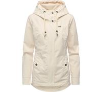 Outdoorjacke RAGWEAR "Alvena Summer YOUMODO", Damen, Gr. XS (34), ecru, Obermaterial: 100% Polyester; Innenfutter: 100% Polyester, figurumspielend hüftbedeckend, hoch geschlossener Ausschnitt, abgeste