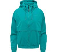 Outdoorjacke RAGWEAR "Anndra", Damen, Gr. XL (42), petrol, Obermaterial: 100% Polyester. Innenfutter: 100% Polyester, lässig geschnitten hüftlang, hoch geschlossener Ausschnitt, Ärmel ohne Ärmelschlit