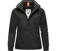Wasserdichte Übergangsjacke mit hohem Kragen "Apola" Black L