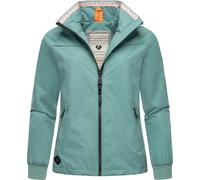 Outdoorjacke RAGWEAR "Apola", Damen, Gr. S (36), blau (ocean), Außenmaterial: 100% Polyester; Innenfutter: 100% Polyester, gerade hüftbedeckend, hoch geschlossener Ausschnitt, Ärmel ohne Ärmelschlitz