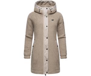 Outdoorjacke RAGWEAR "Cousy", Damen, Gr. 5XL (50), weiß (bone), Obermaterial: 100% Polyester. Innenfutter: 100% Polyester, figurumspielend ca. Mitte Oberschenkel, hoch geschlossener Ausschnitt, Ärmel 