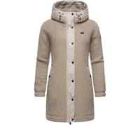 Outdoorjacke RAGWEAR "Cousy", Damen, Gr. M (38), weiß (bone), Obermaterial: 100% Polyester. Innenfutter: 100% Polyester, figurumspielend ca. Mitte Oberschenkel, hoch geschlossener Ausschnitt, Ärmel oh