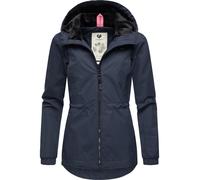 Ragwear Damen Übergangsjacke leichte Jacke kurz wasserdicht (Wassersäule: 4.000 mm) mit Kapuze Danka YOUMODO Navy024 Gr. XS