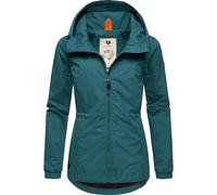Outdoorjacke RAGWEAR "Danka", Damen, Gr. XS (34), blau (stahlblau), Außenmaterial: 100% Polyester. Innenfutter: 100% Polyester, regular fit hüftbedeckend, Ärmel ohne Ärmelschlitz elastischer Bund mit
