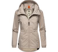 Outdoorjacke RAGWEAR "Danka" Gr. XXXL (46), weiß (bone) Damen Jacken Outdoorjacken stylische Übergangsjacke mit großer Kapuze (19948333-XXXL)