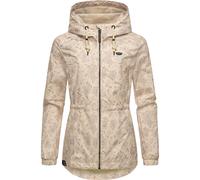 Outdoorjacke RAGWEAR "Dankka Spring", Damen, Gr. 5XL (50), beige, Außenmaterial: 100% Polyester, Innenfutter: 100% Polyester, feminin, tailliert hüftbedeckend, hoch geschlossener Ausschnitt, Langarm Ä